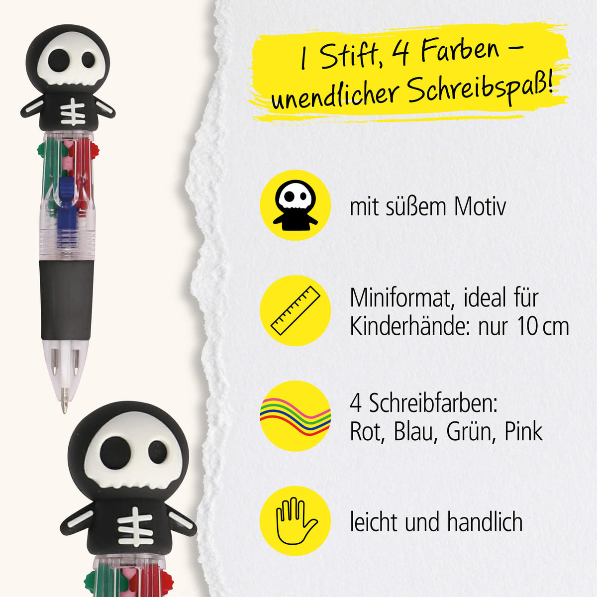 ONLINE Mini 4-Farb-Kugelschreiber – 1 von 3 zufällig