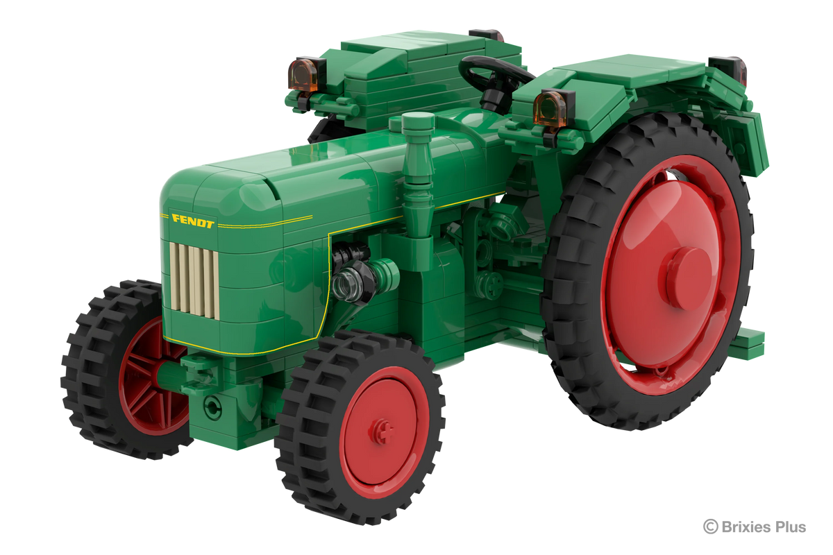 Bausteinsatz Brixies Plus Fendt Dieselross F28 Classic Club Collection grün