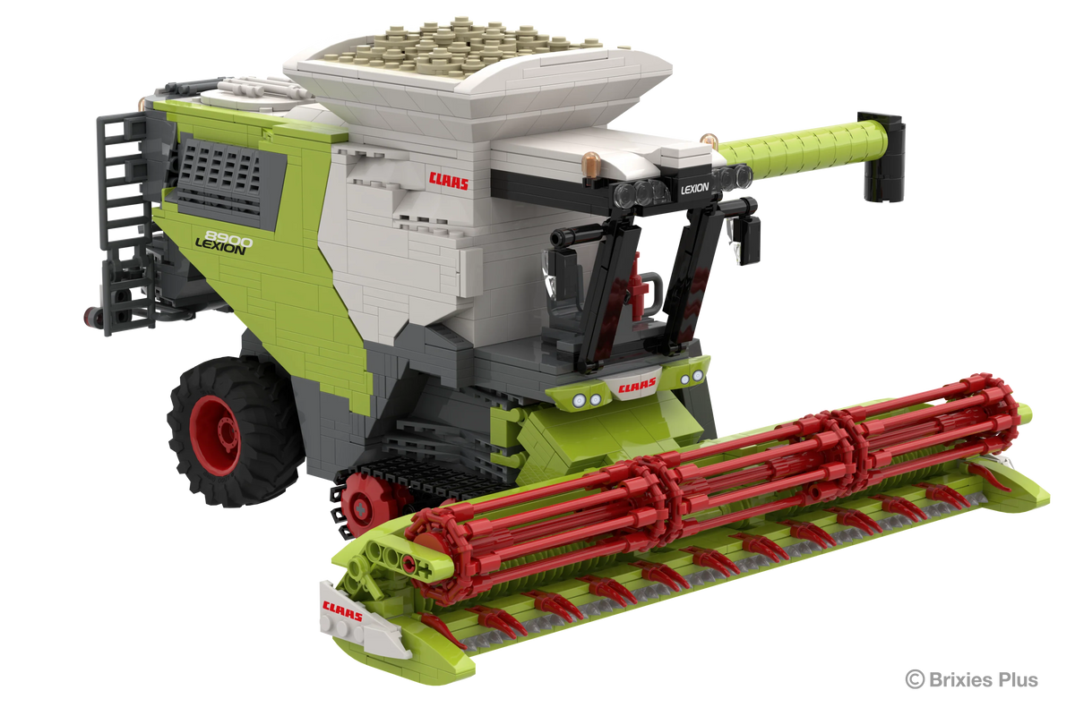 BRIXIES Plus Mähdrescher CLAAS LEXION 8900 TERRA TRAC inkl. Anhänger