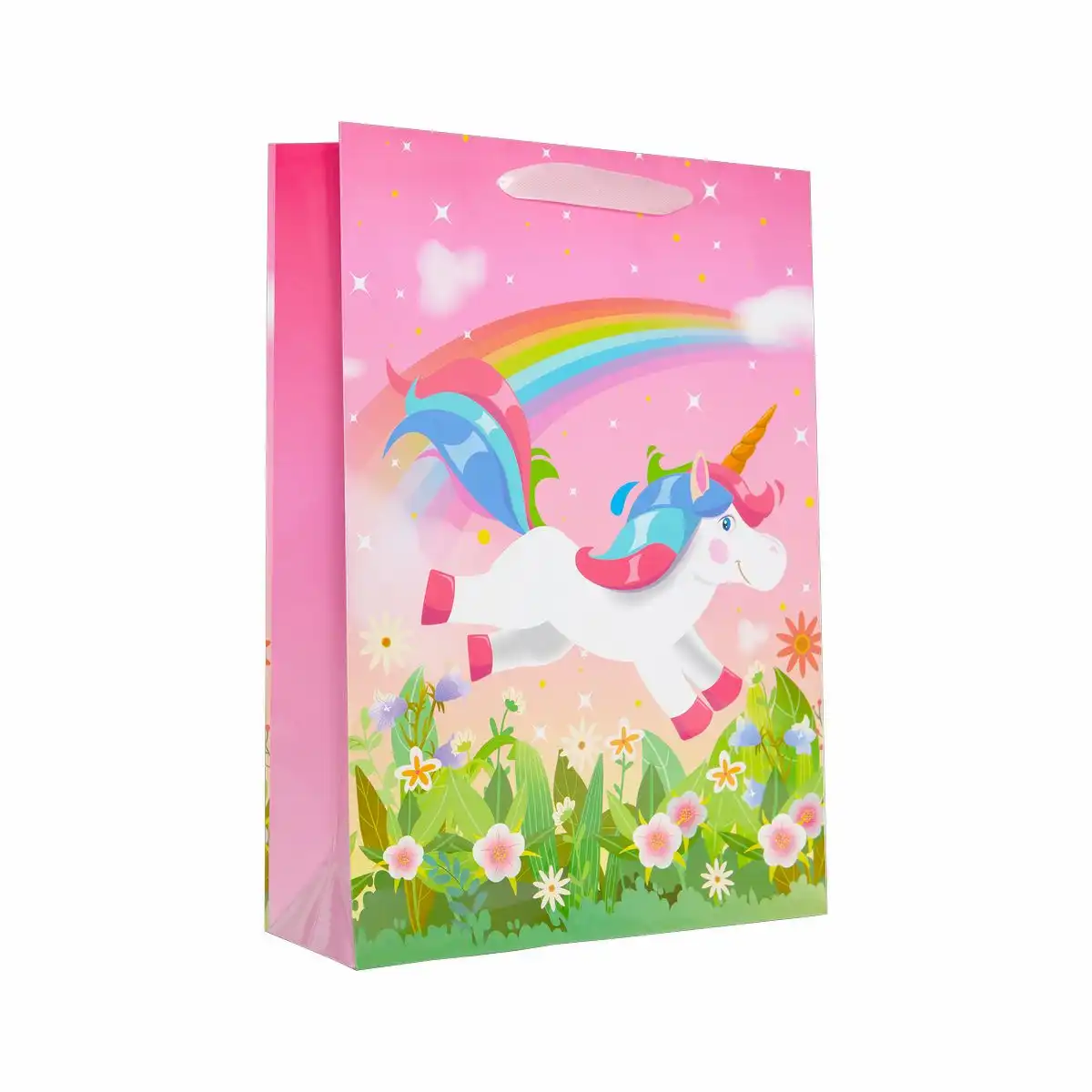 Einhorn Geschenktasche 25x34cm - Magische Verpackung für Kinder