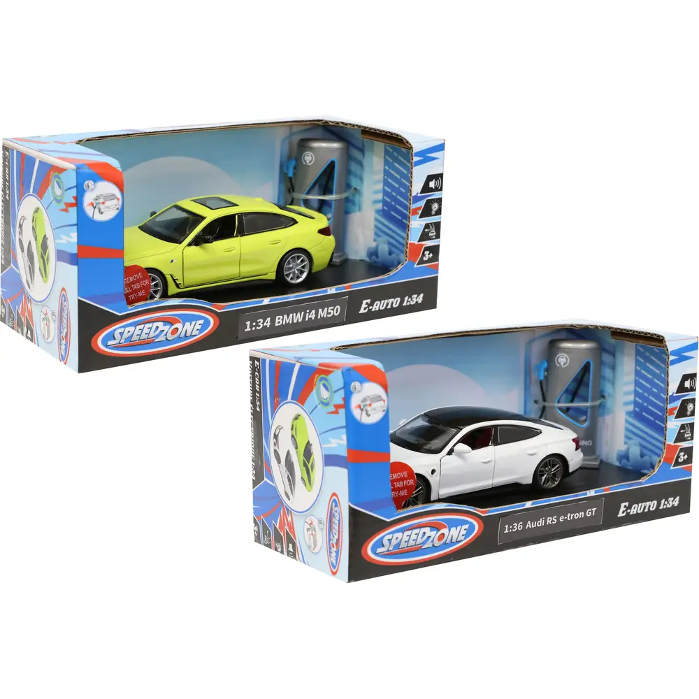 Speedzone E-Fahrzeug BMW i4/Audi e-tron mit Licht & Sound