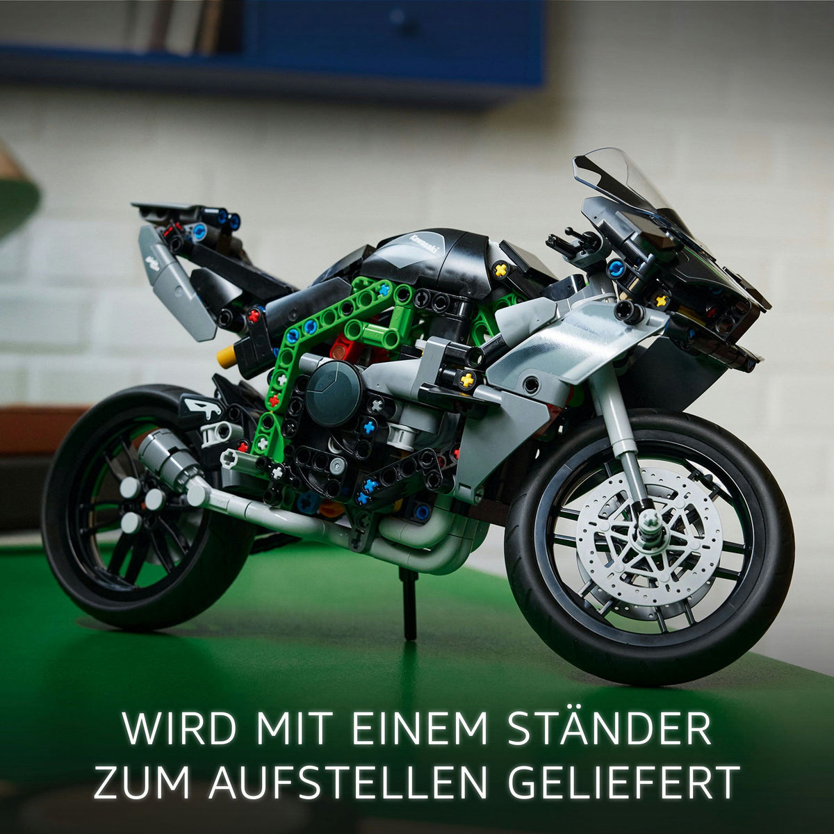 LEGO Technic Kawasaki Ninja H2R (42170), Motorrad-Bausatz 643 Teile