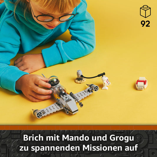 LEGO Star Wars 75410 Mandos und Grogus N-1 Starfighter, 92 Teile