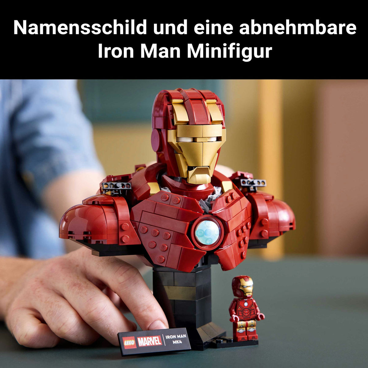 LEGO Marvel Iron Man MK4 Büste 76327, 436 Teile