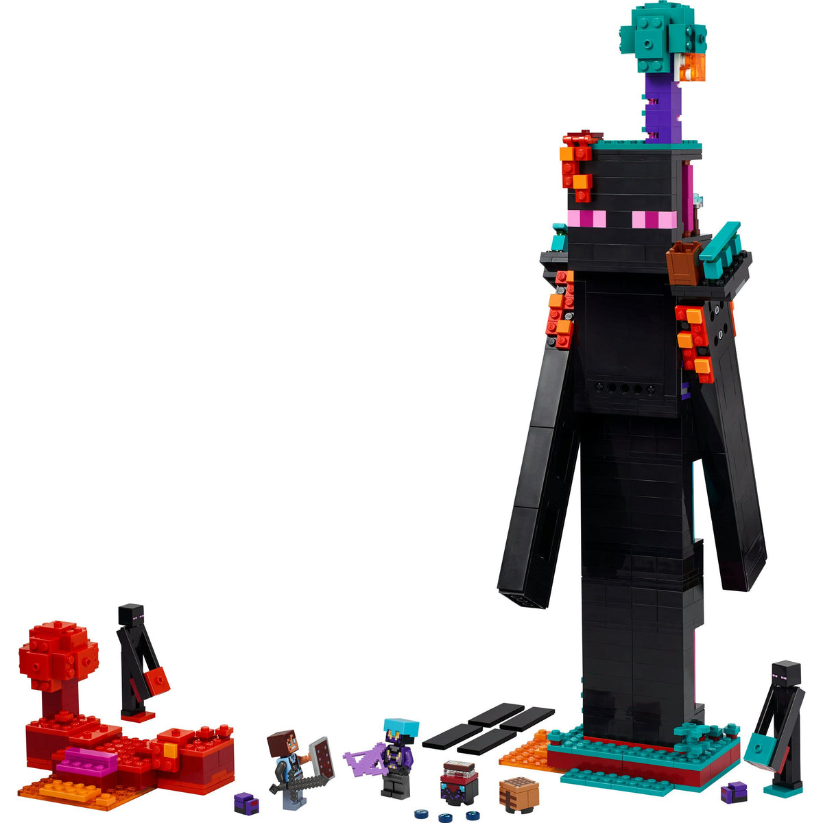 LEGO Minecraft Der Enderman-Turm 21279, 867 Teile