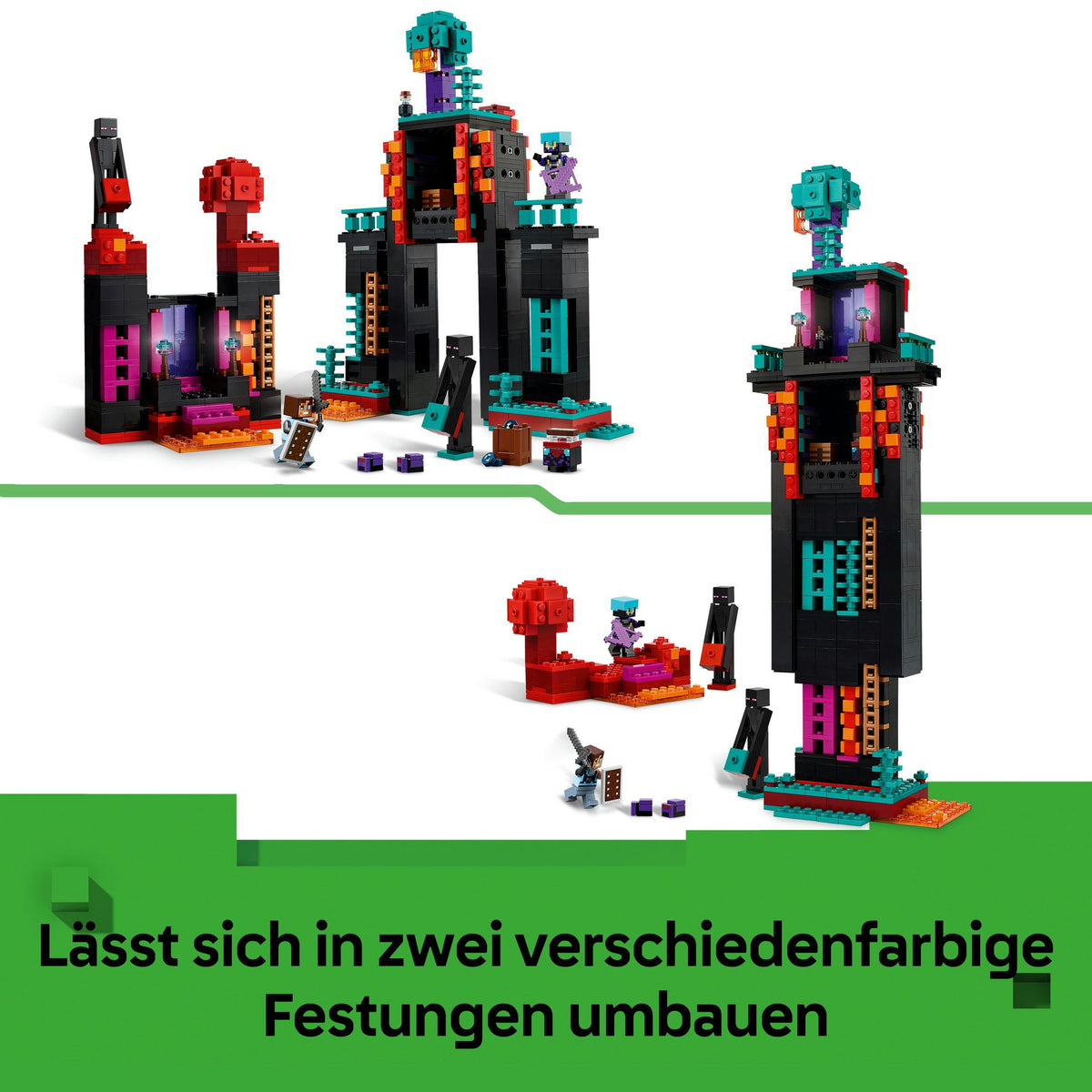 LEGO Minecraft Der Enderman-Turm 21279, 867 Teile