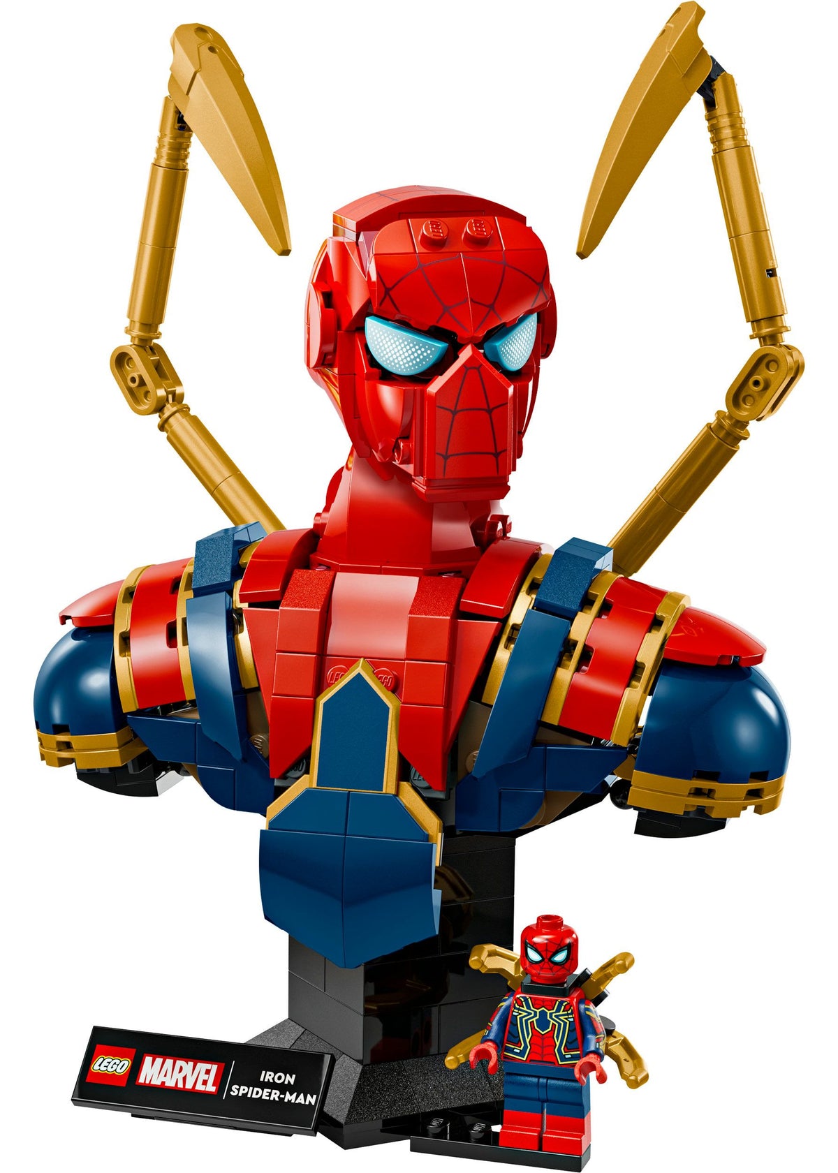 LEGO Marvel Iron Spider-Man Büste 76326, 379 Teile