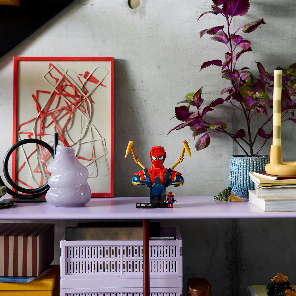 LEGO Marvel Iron Spider-Man Büste 76326, 379 Teile