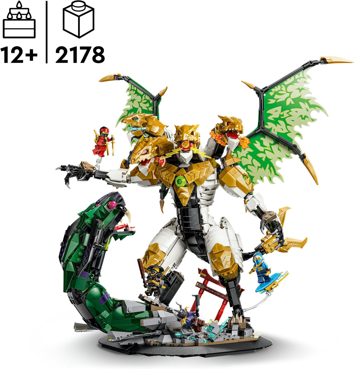 LEGO NINJAGO 71872 Duell mit dem Ultradrachen – 2178 Teile
