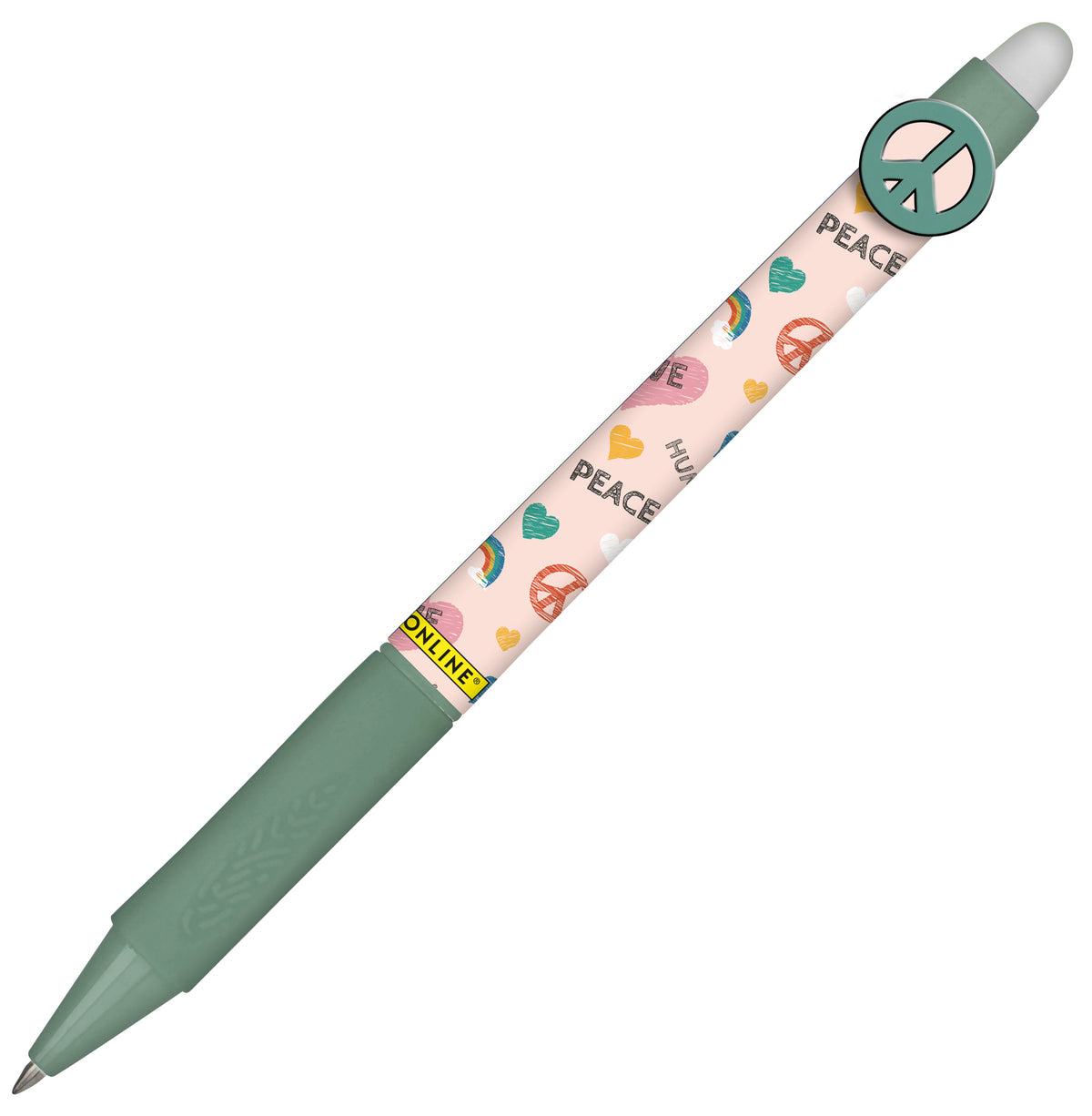 ONLINE Tintenroller Magixx Fun Peace Sign - radierbar, blau