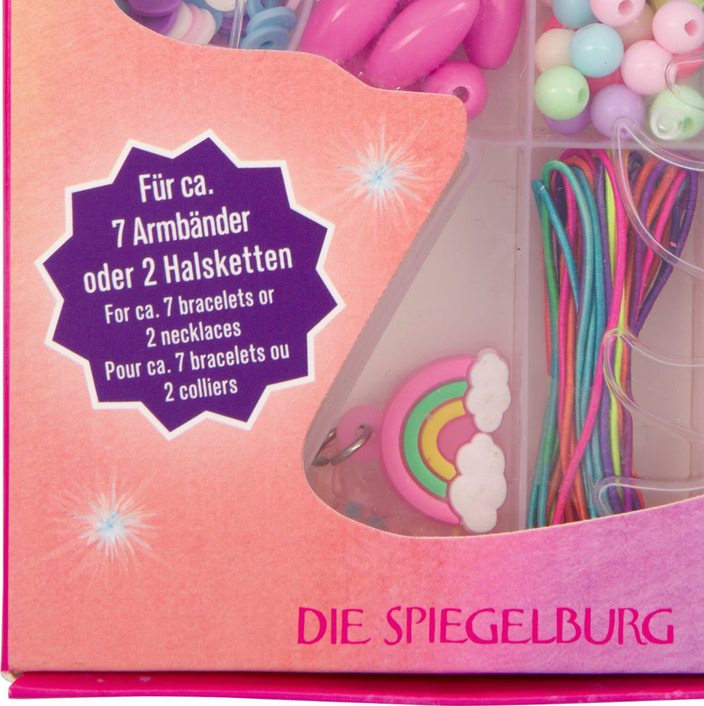 Perlenset Einhorn-Paradies – 160 Perlen & 2 Anhänger