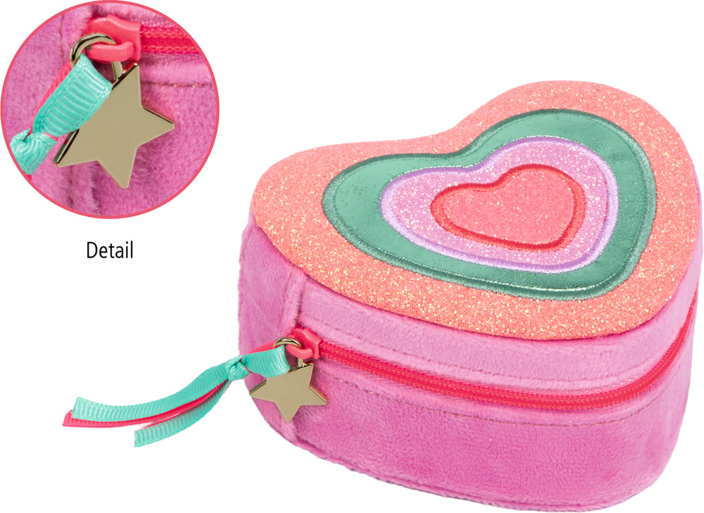 Schmuckkästchen Herz Prinzessin Lillifee – Glitzer & Fächer