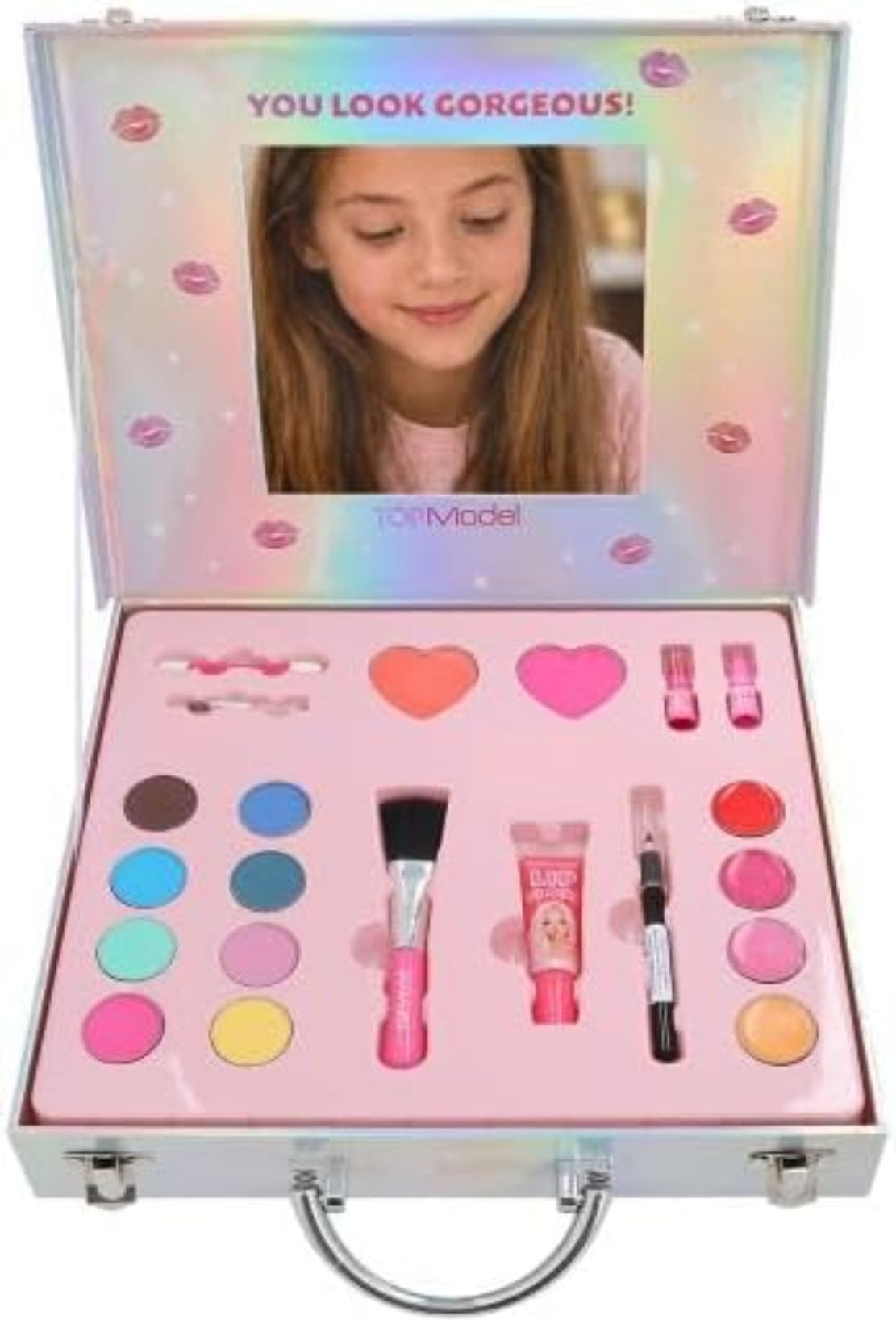 TOPModel Make-up-Koffer mit Spiegel und Tragegriff