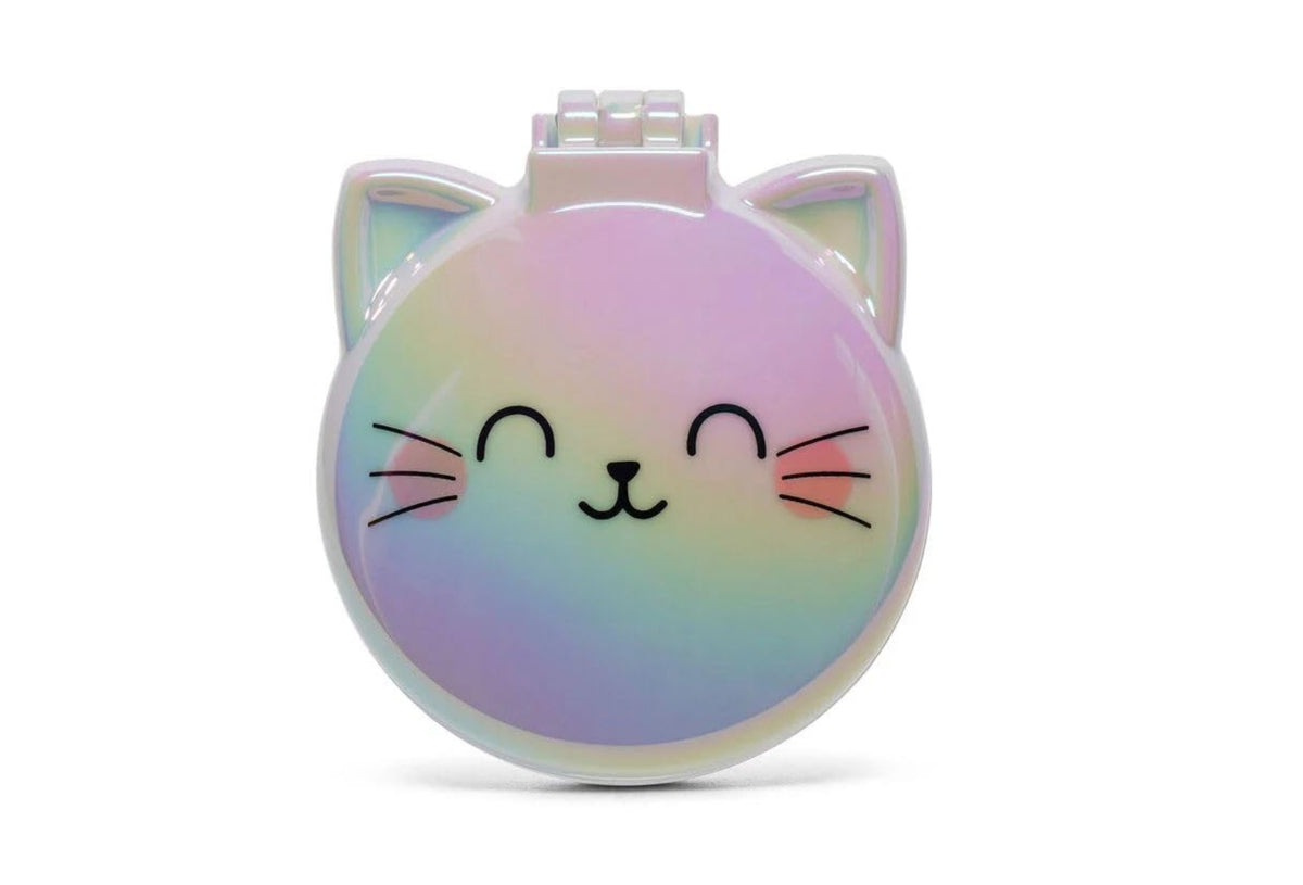 Legami Nice Hair Haarbürste mit Spiegel – Kitty-Design