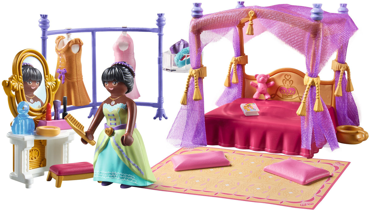 PLAYMOBIL 71847 Prinzessinnen-Schlafzimmer, 57 Teile