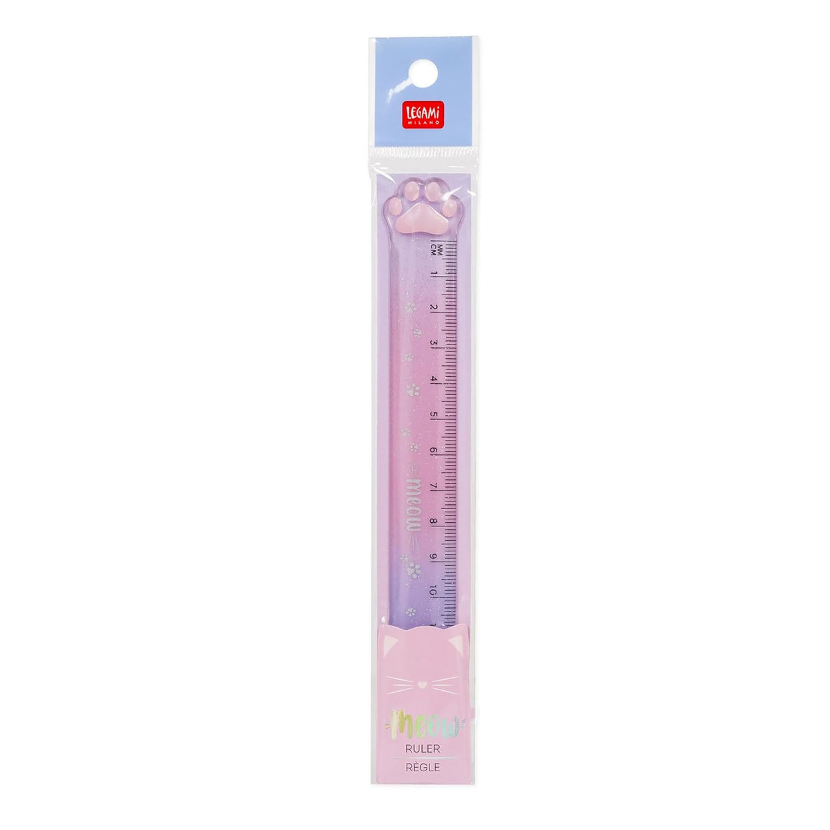 Legami Meow Lineal Kitty 15 cm – 1 Design zufällig