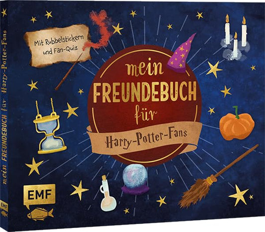 Harry Potter Freundebuch mit Rubbelstickern & Fan-Quiz