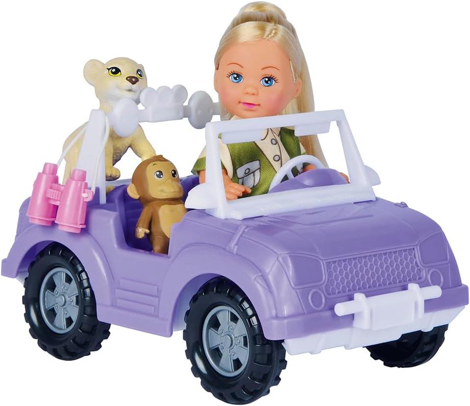 Simba Evi Love Safari Puppe mit Jeep
