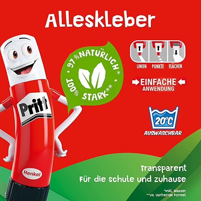 Pritt Alleskleber 50g - Universalkleber für viele Materialien