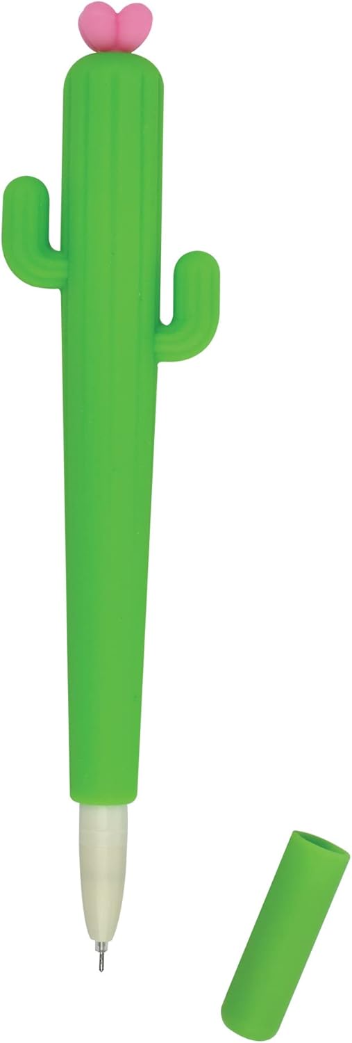 Legami Cactus Gelschreiber – 1 Motiv zufällig, schwarz, 0,5 mm