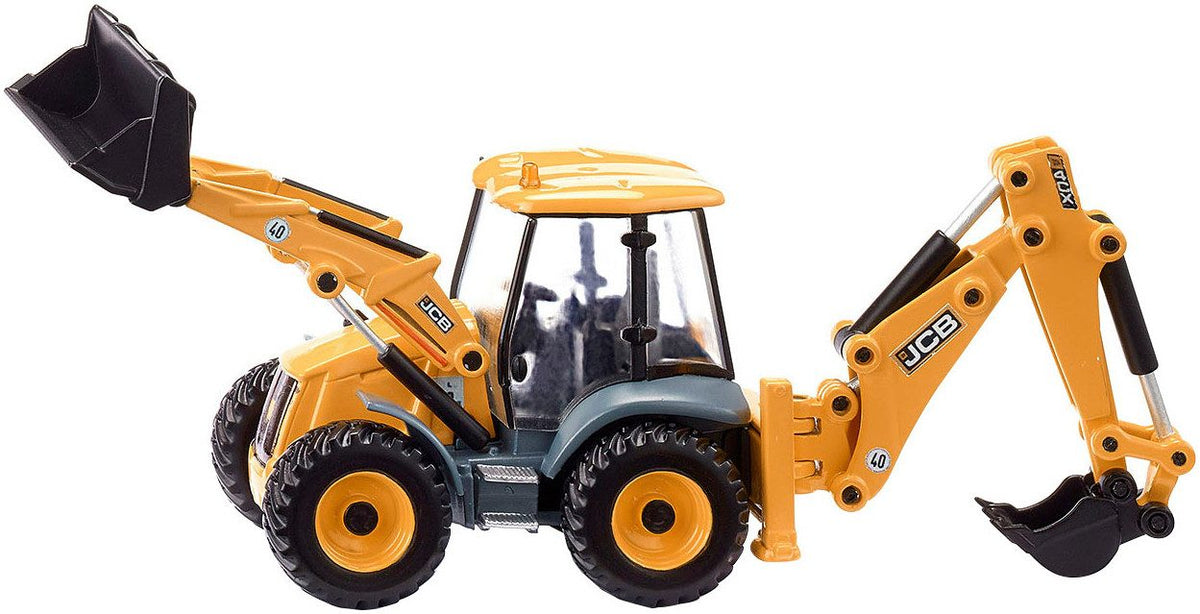 JCB 4CX Baggerlader - Detailgetreues Baufahrzeug Modell von siku