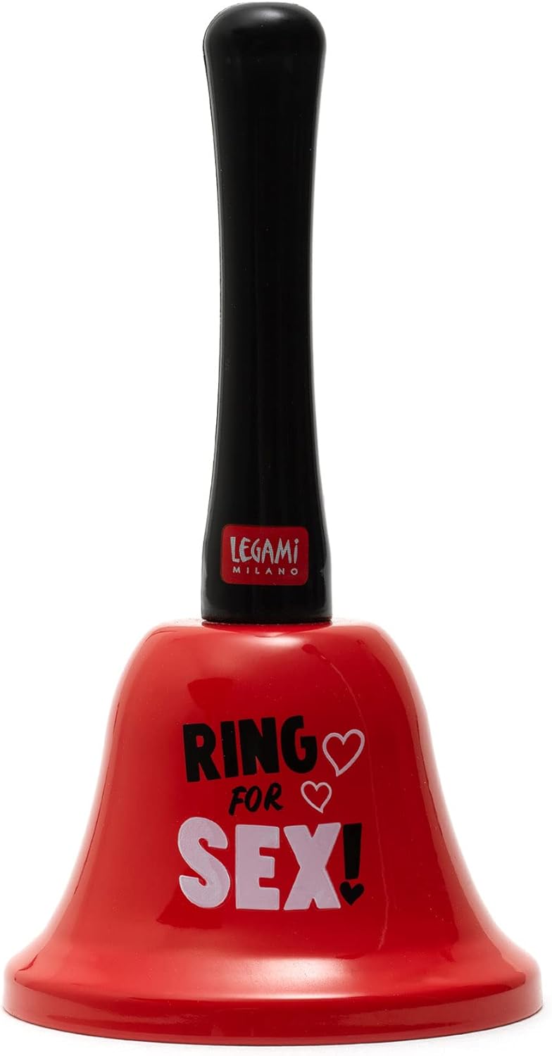 LEGAMI Handglocke „Ring For...“ Spicy – Lustiges Geschenk