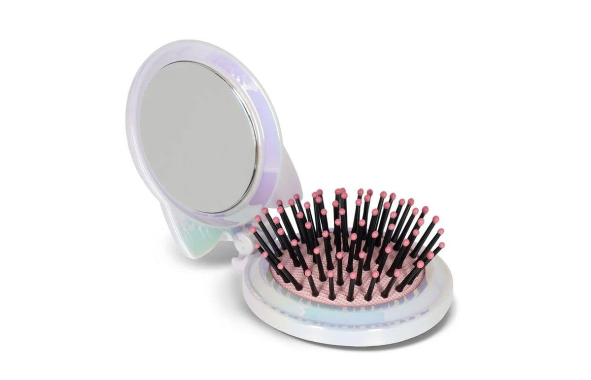 Legami Nice Hair Haarbürste mit Spiegel – Kitty-Design