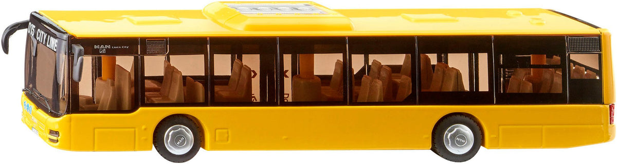 siku MAN Lion's City Stadtbus - Originalgetreues Spielzeugmodell im Maßstab 1:50