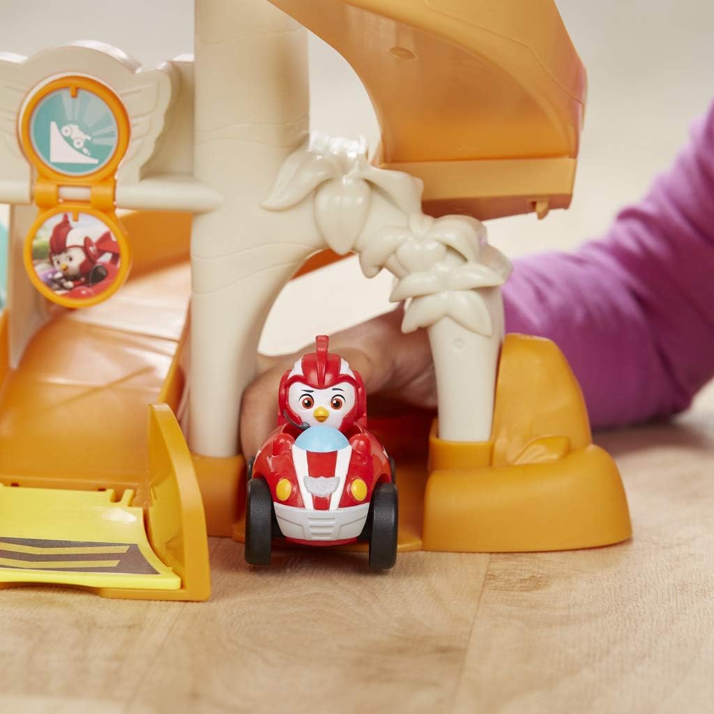 Hasbro Playskool Top Wing Turbo-Piste Spielset mit Rod Flitzer