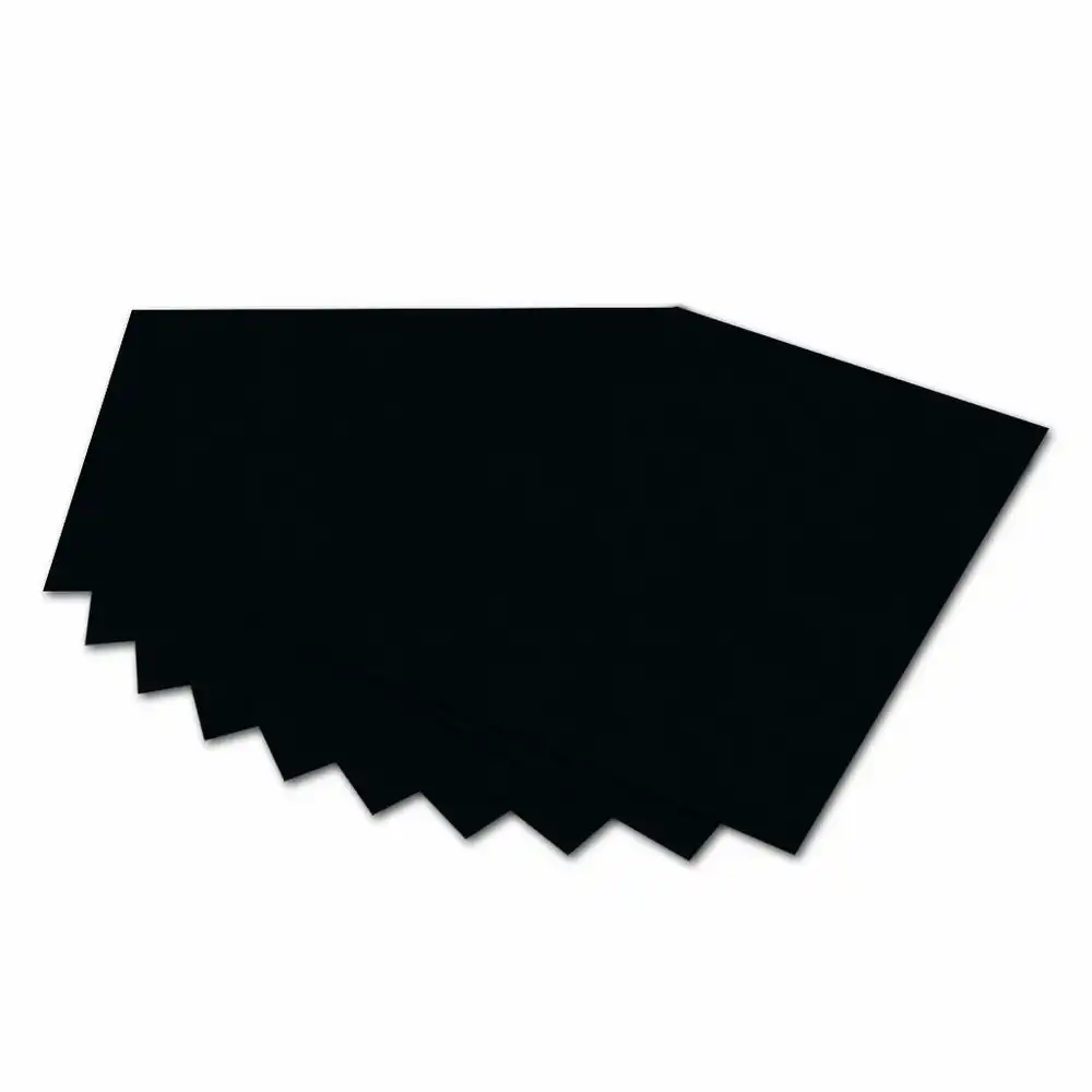folia Fotokarton Premium 300g/m² - Schwarz 50x70cm für kreative Projekte