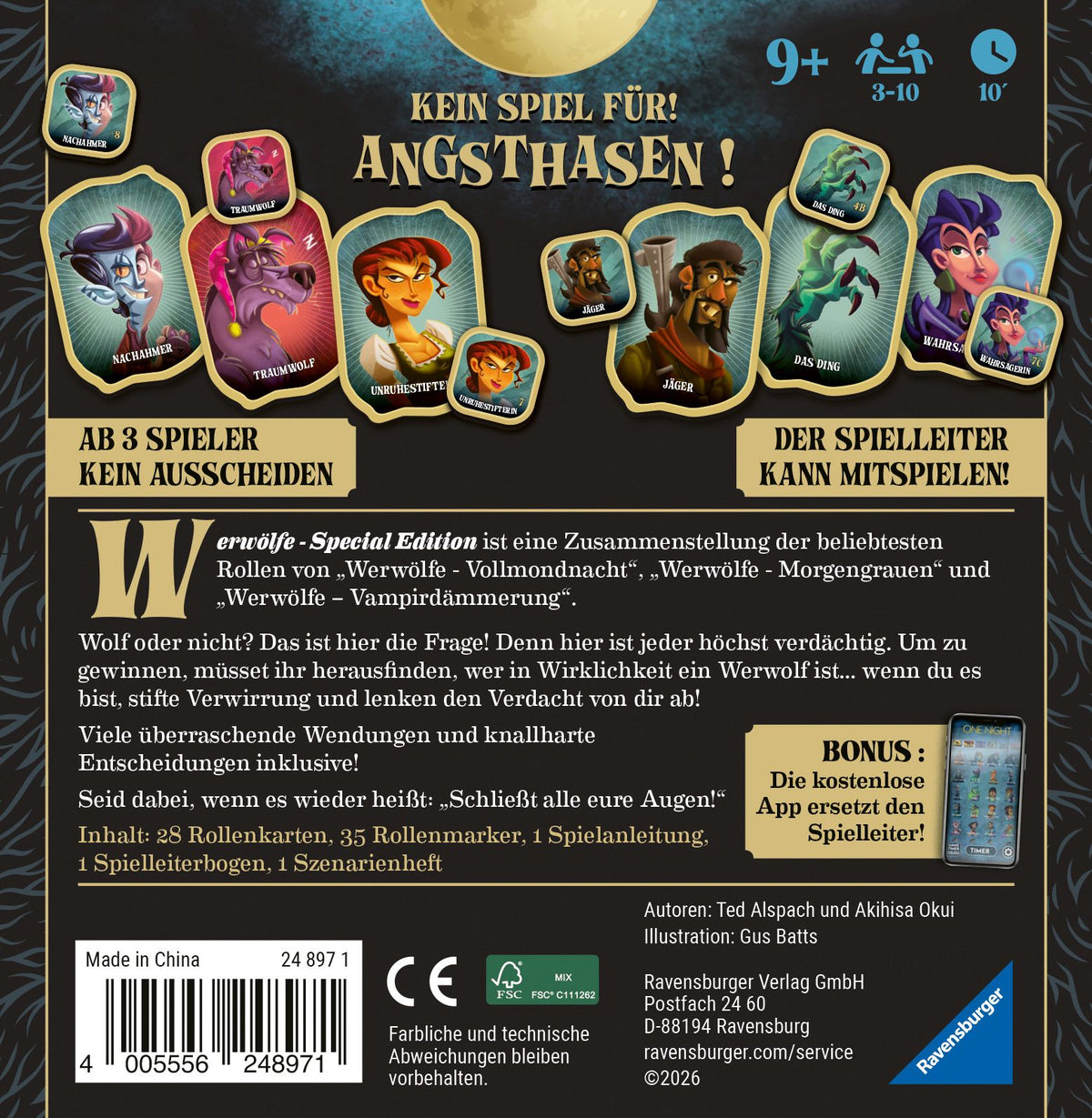 Ravensburger Werwölfe Special Edition – Partyspiel