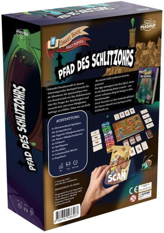 Pfad des Schlitzohrs – Brettspiel + App-Buch ab 8 J.