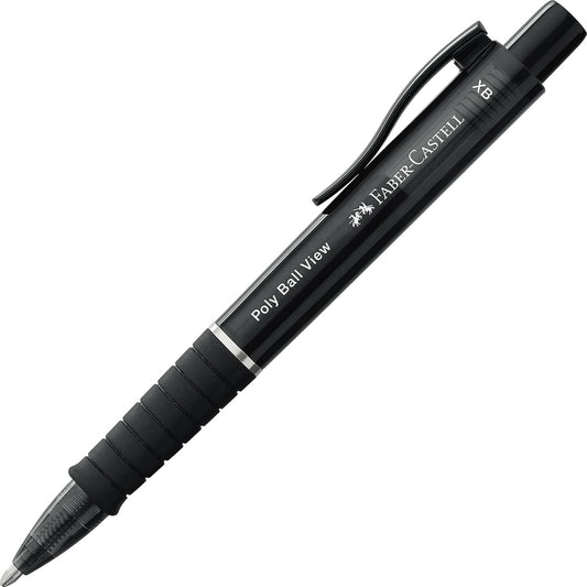 Faber-Castell Poly Ball View Kugelschreiber Schwarz