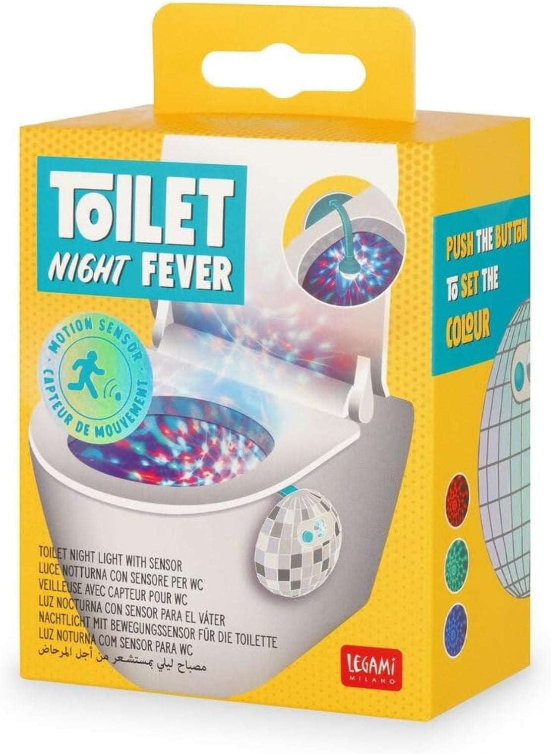Legami Toilet Night Fever WC-Nachtlicht mit Sensor