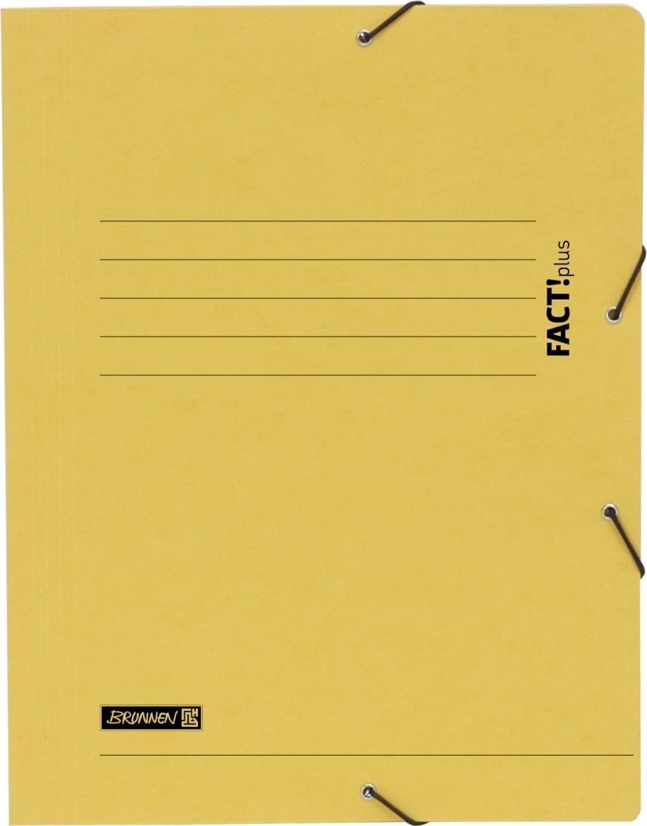 BRUNNEN Sammelmappe A4 Gelb - Professionelle Organisation für Büro & Schule