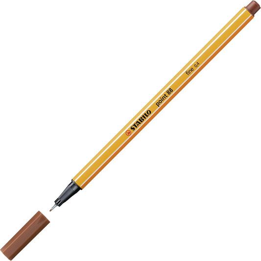 STABILO point 88 Fineliner - Präzision trifft auf Komfort (Rötel)