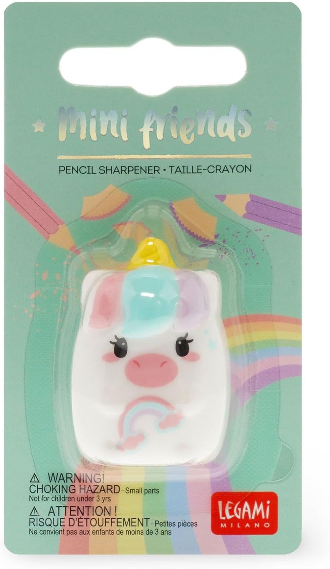 Legami Anspitzer Mini Friends Unicorn – Design zufällig