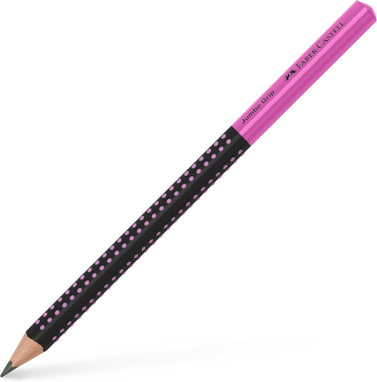 Faber-Castell Jumbo Grip Graphit-Bleistift HB Schwarz-Pink