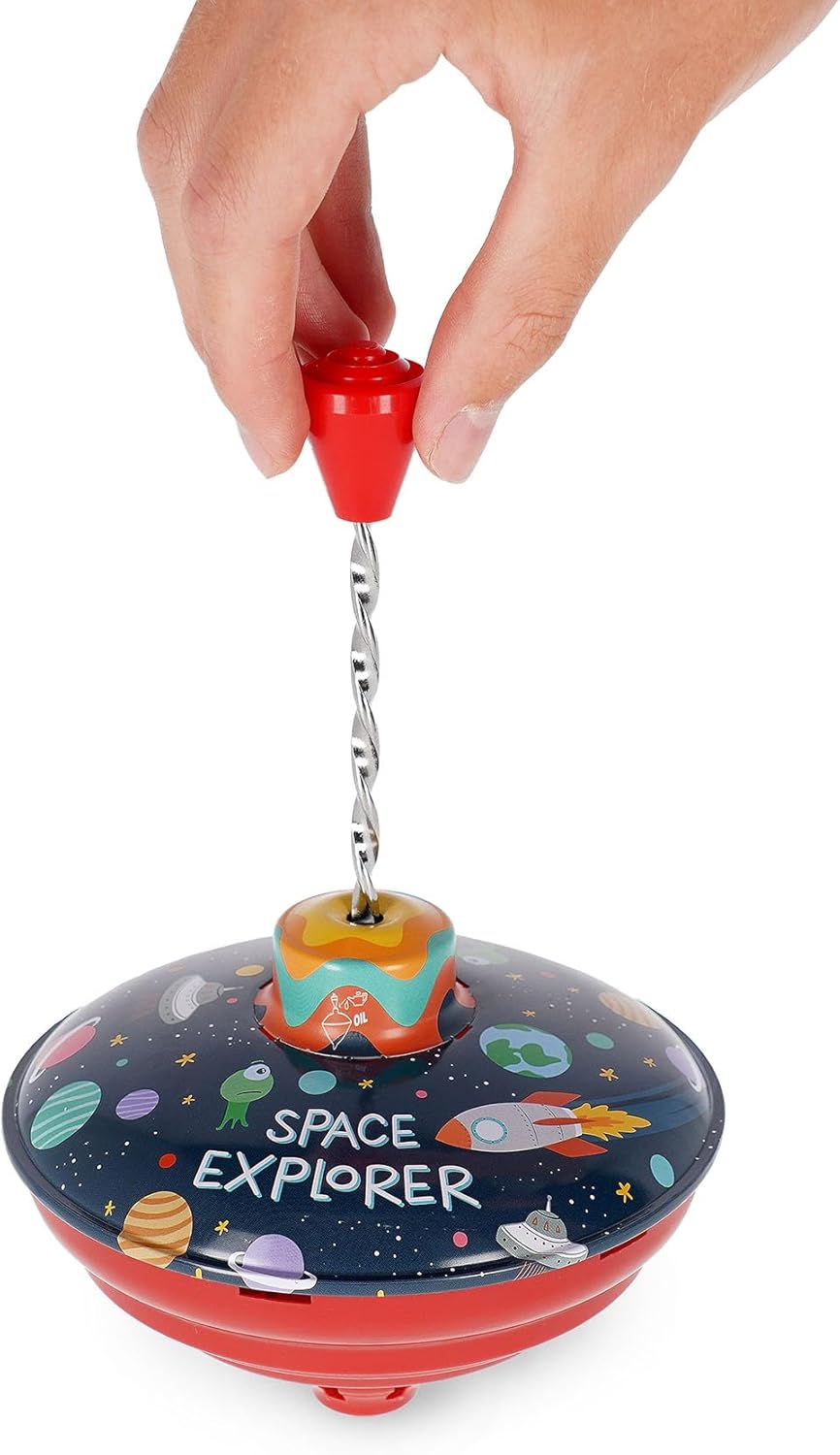 Legami Spin Me Round Metallkreisel Space, Ø13 cm