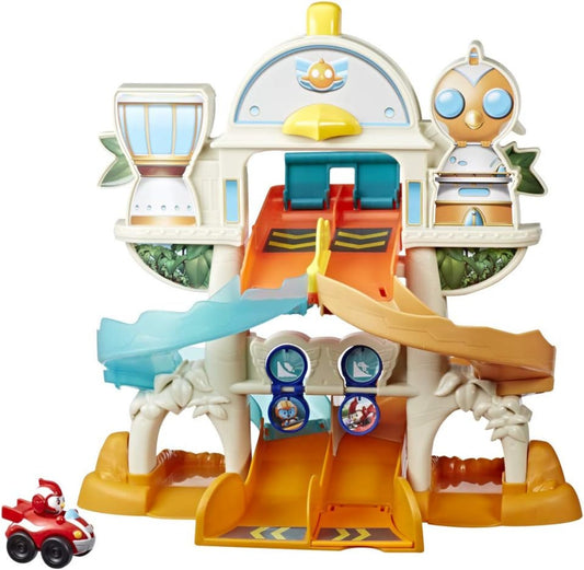 Hasbro Playskool Top Wing Turbo-Piste Spielset mit Rod Flitzer