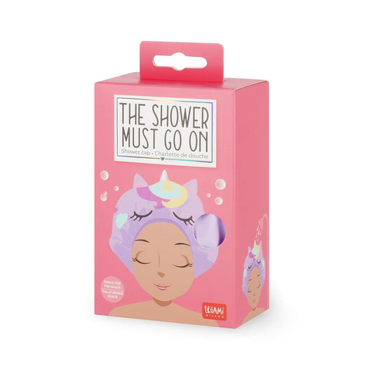 LEGAMI Duschhaube „The Shower Must Go On“ – Unicorn