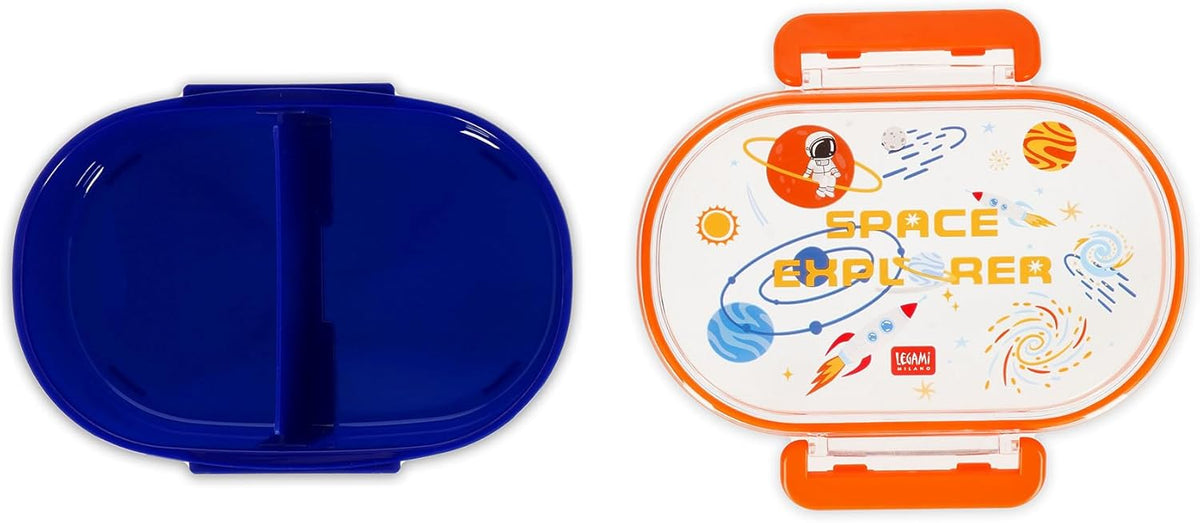 LEGAMI Snack & Go Lunchbox Space 500 ml mit Trenner