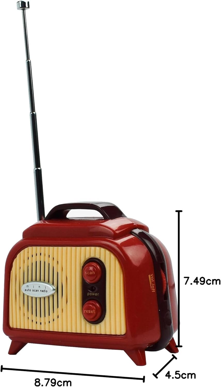 LEGAMI Mini Radio – Tragbares FM-Radio im Retro-Design