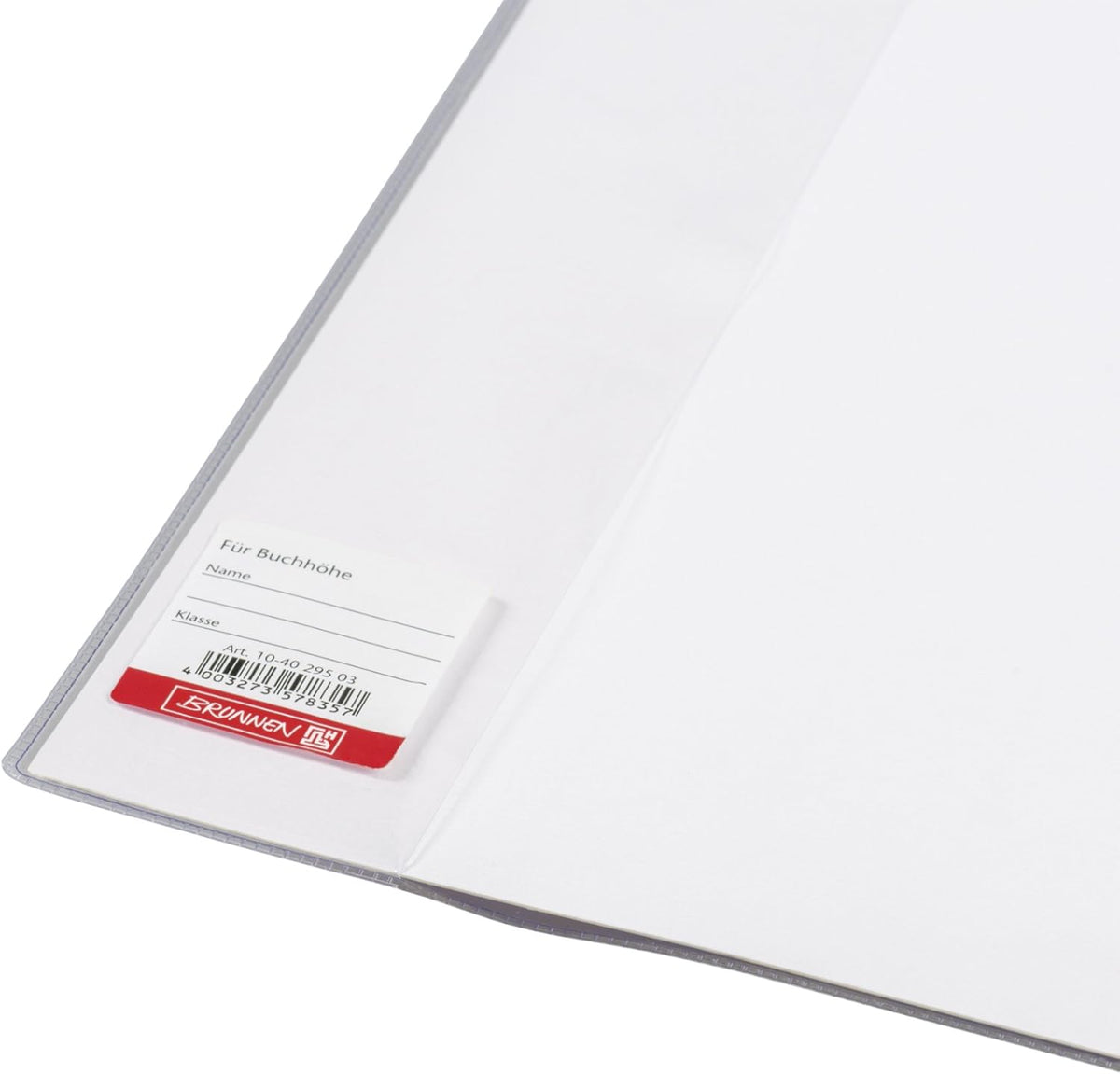 BRUNNEN Buchschoner transparent, PVC-Folie, 267 mm