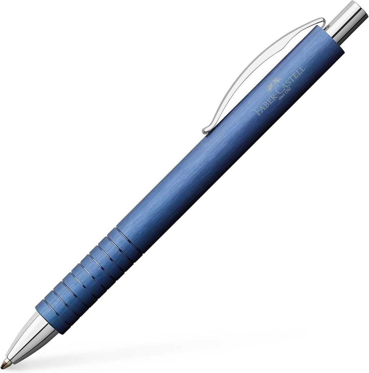 Faber-Castell Essentio Kugelschreiber Aluminium blau, schwarz
