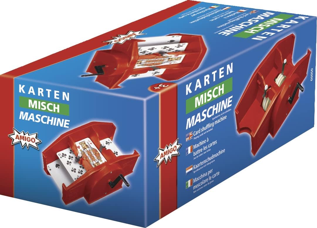 AMIGO Kartenmischmaschine Rot