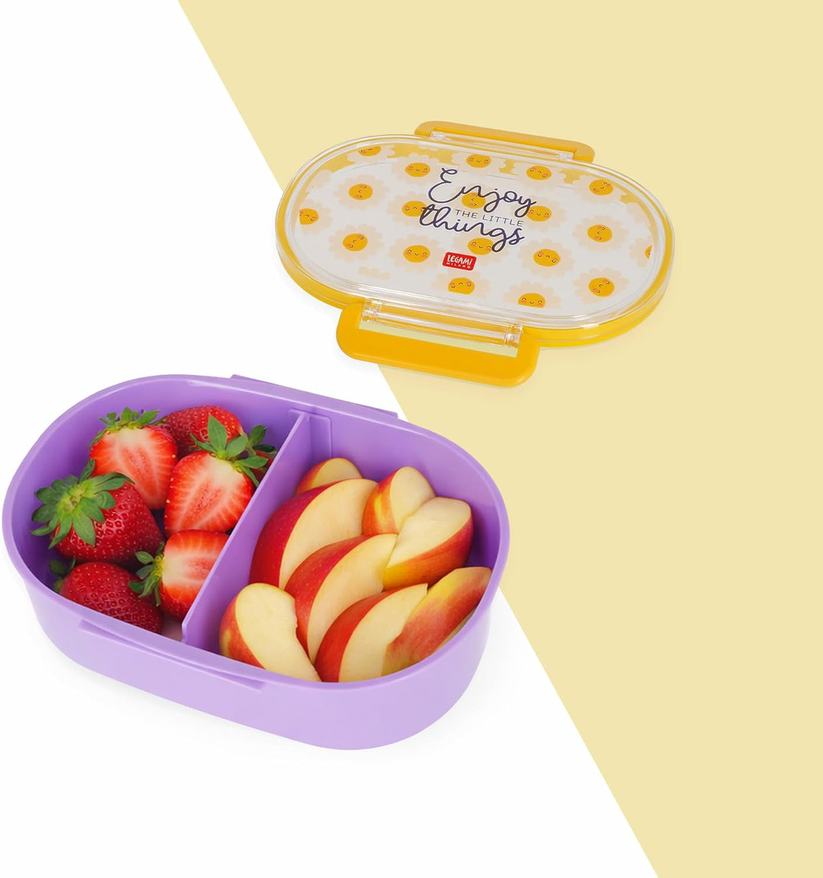 LEGAMI Snack & Go Lunchbox Daisy 500 ml mit Trenner