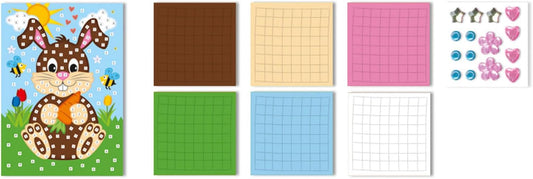 URSUS Moosgummi Mosaik Häschen FSC Mix