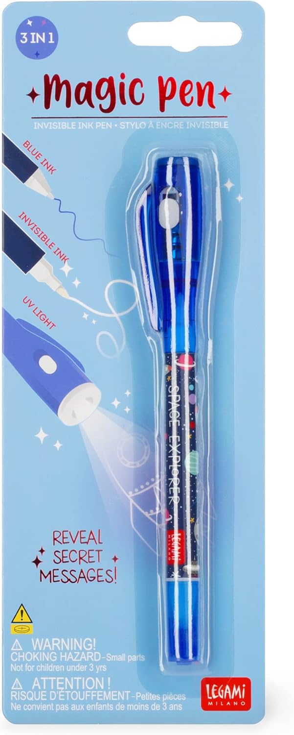 Legami Spia-Stift Space – unsichtbare Tinte + UV-Licht