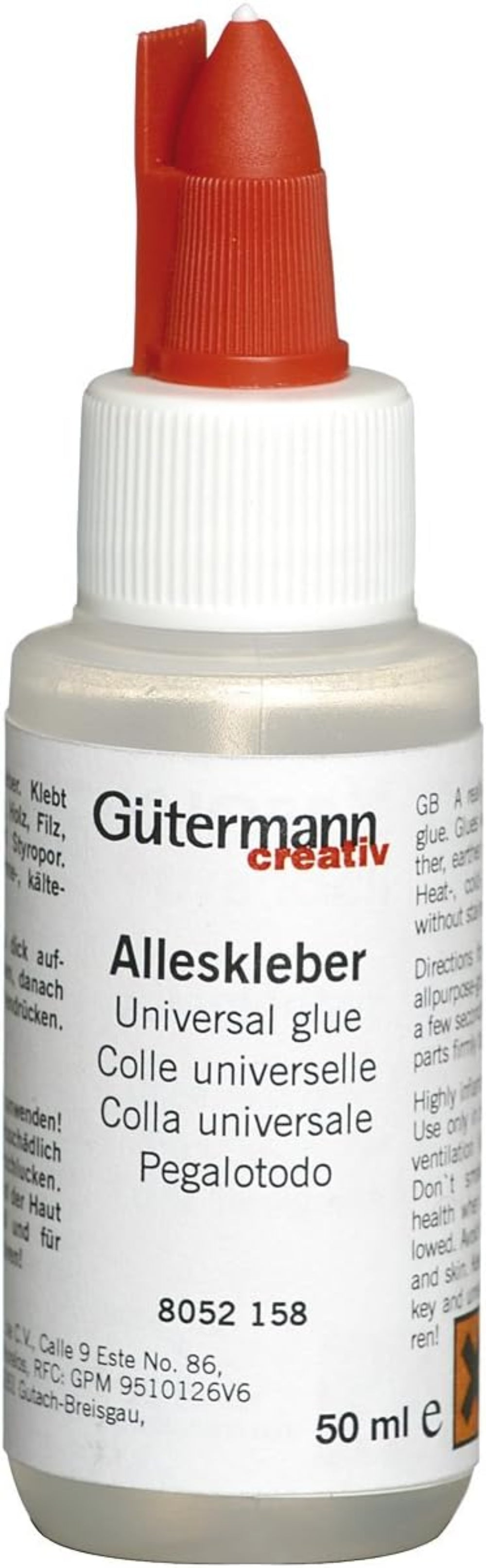 KNORR Prandell Universalkleber 50ml - Transparent & Vielseitig